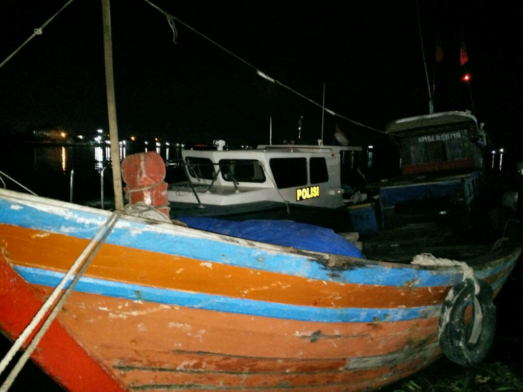 Kapal Motor Bermutan TKI Ilegal Diamankan Ditpol Air Poldasu