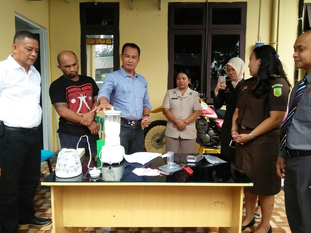 Polres Sergai Musnahkan Sabu Seberat 59,2 Gram