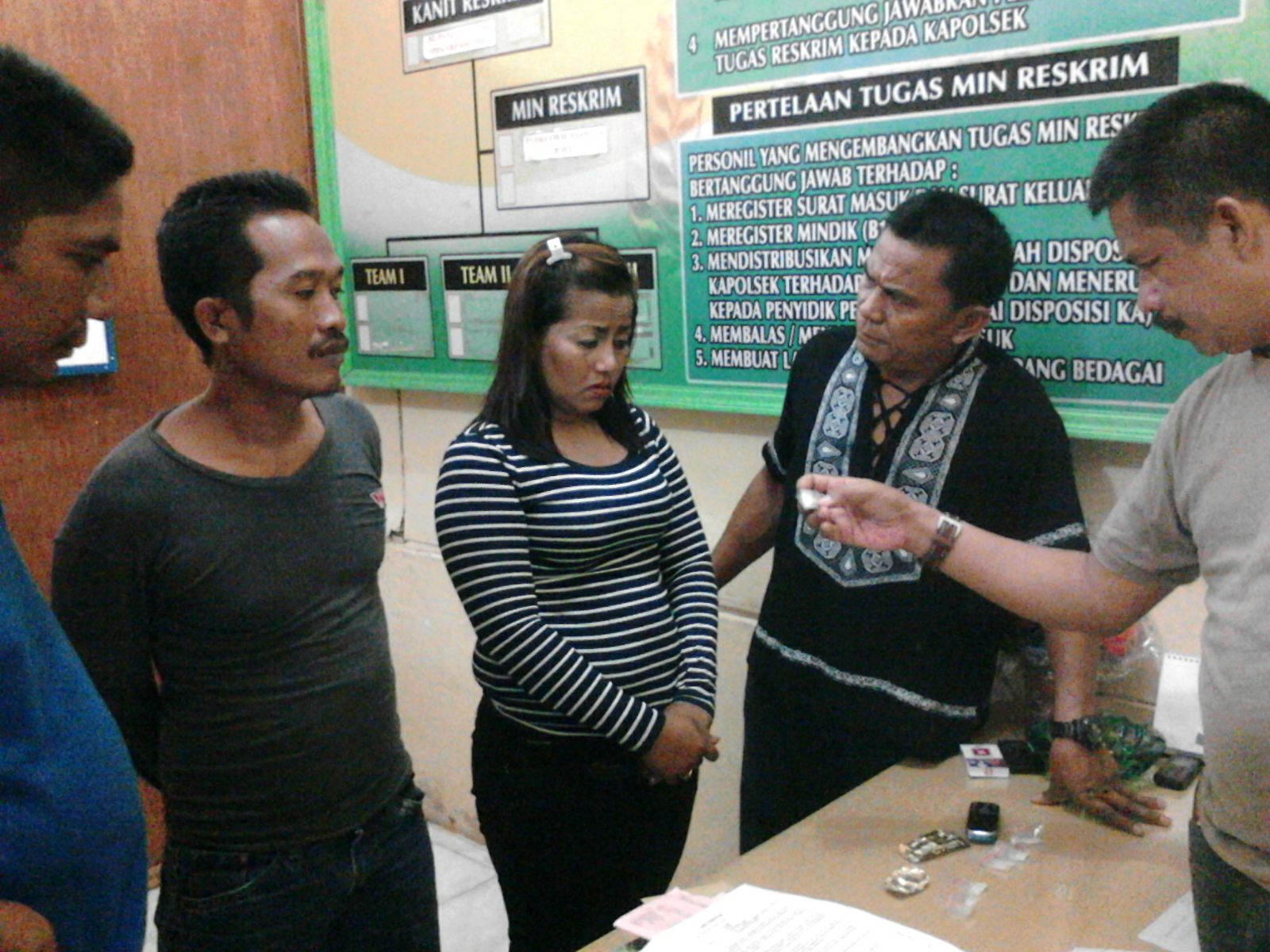 Bawa Sabu 7,9 Gram IRT Ditangkap Polisi