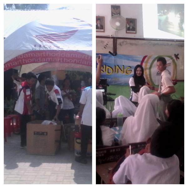 PT Indako Gelar Safety Ridding Education Berkendara di SMAN 4 Binjai