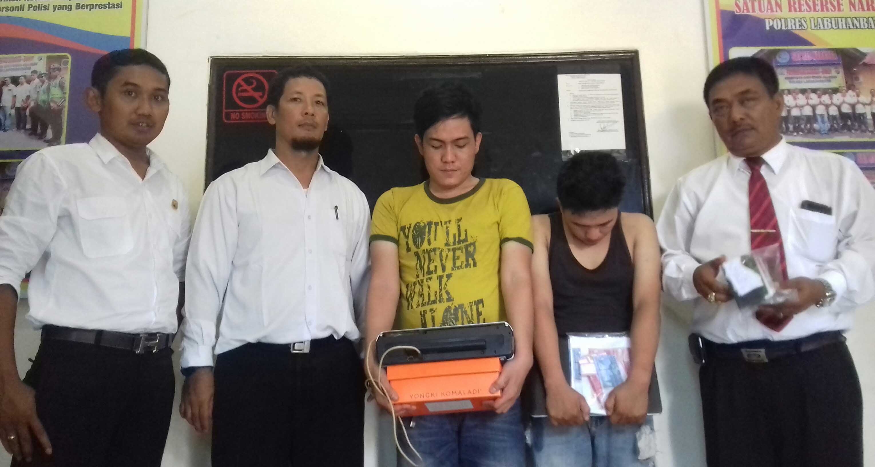 Bandar Sabu Ketangkul Cetak Uang Palsu