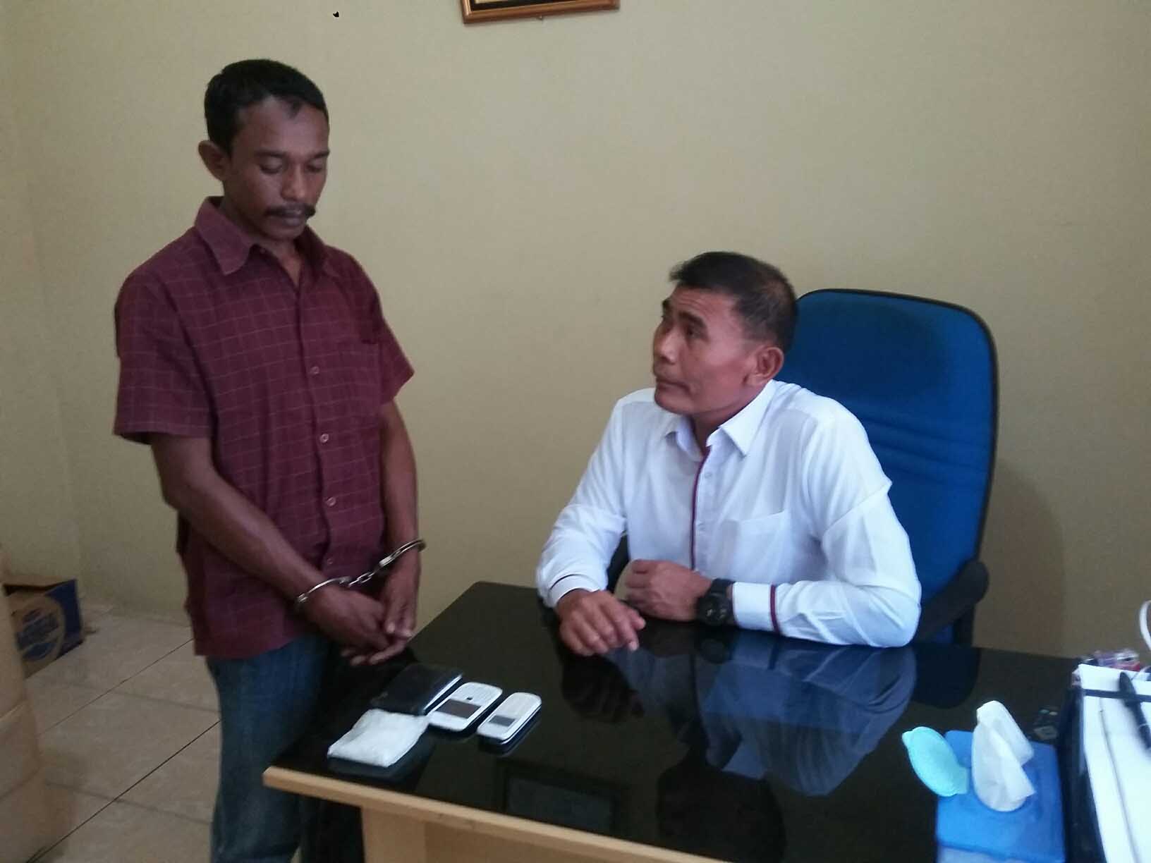 Polres Langkat Tangkap  Kurir Sabu Antar Provinsi