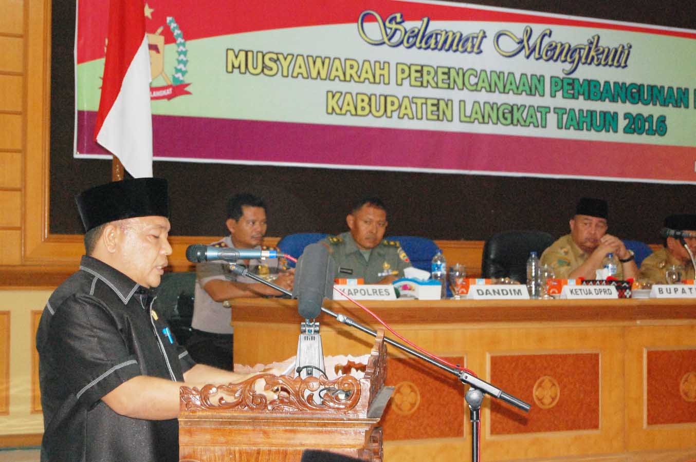 Musrenbang Pemkab Langkat 2016 Digelar