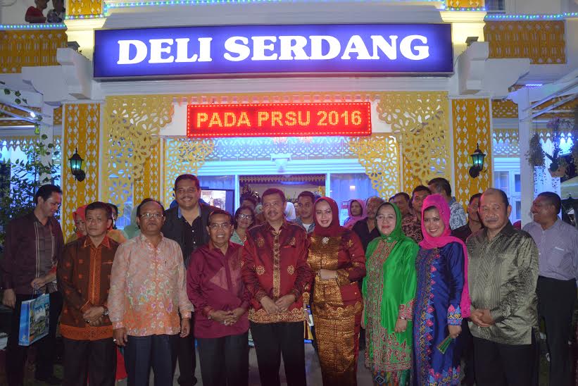 Plt Gubsu Buka PRSU ke-45 Tahun 2016 di Paviliun Deliserdang