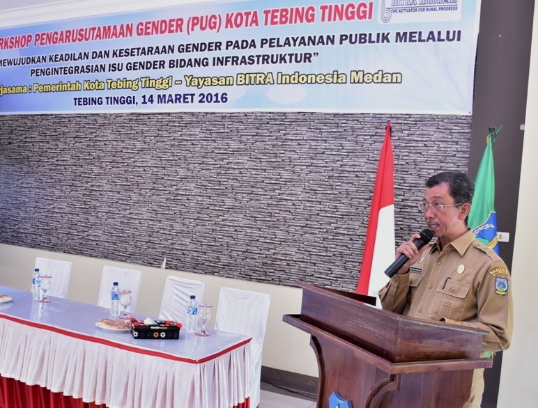 Pemko T.Tinggi Gelar Workshop PUG Bidang Infratruktur