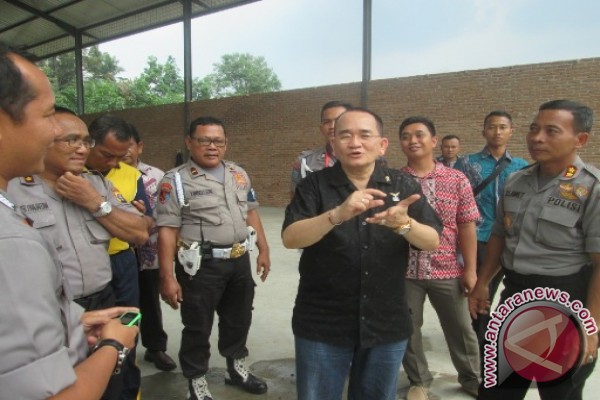 Ruhut Sitompul Kunker ke Polres Tebing Tinggi