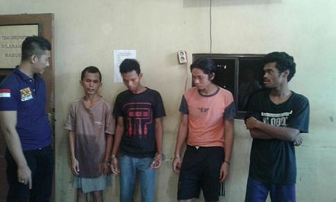 Empat Pembobol Gereja  Diringkus Polsek Medan Baru