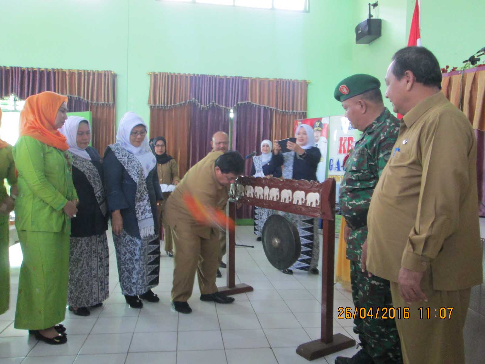 Pencanangan Bulan Bakti IBI - KB - Kesehatan Kota Padangsidimpuan