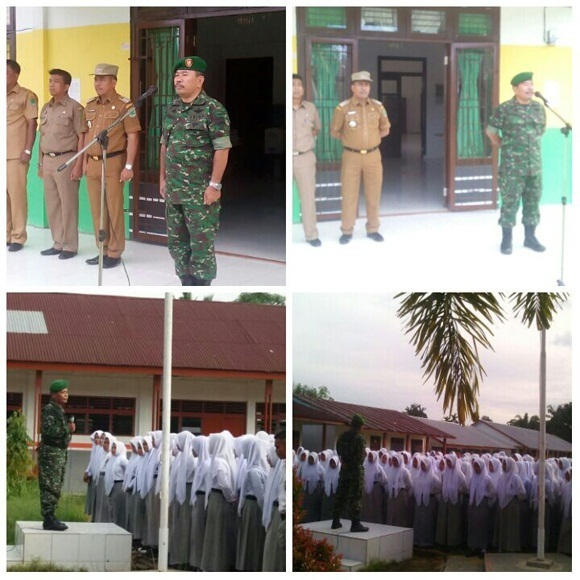 TUMBUHKAN WAWASAN KEBANGSAAN, BABINSA JADI IRUP DI SMAN 1 LABUHAN BILIK