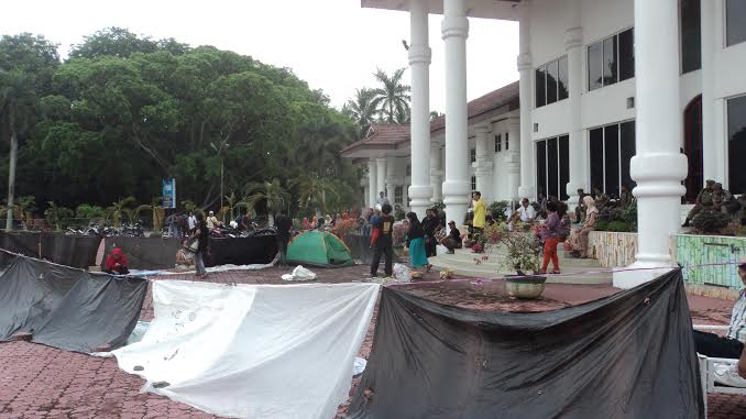 Pedagang Pasar Inpres I Kisaran Ancam Nginap di Kantor Bupati