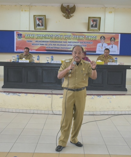 Lurah Jangan Takut Laksanakan Program Pembangunan di Wilyahnya