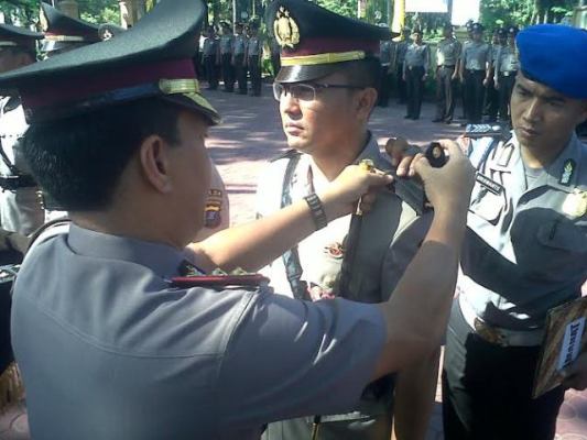 Kapolres Asahan Lantik Empat Perwira di Jajaran Polres Asahan