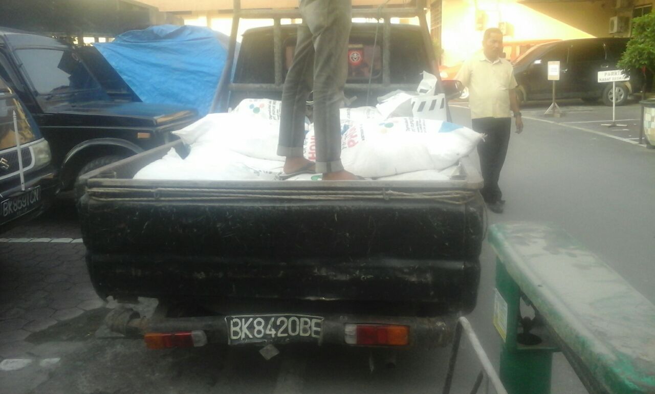Polresta Medan Amankan  1,5 ton Pupuk Ilegal