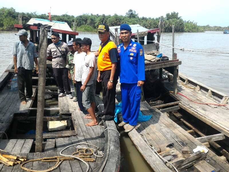 Satpolair Sergai  Garuk 2 unit Kapal Trawl