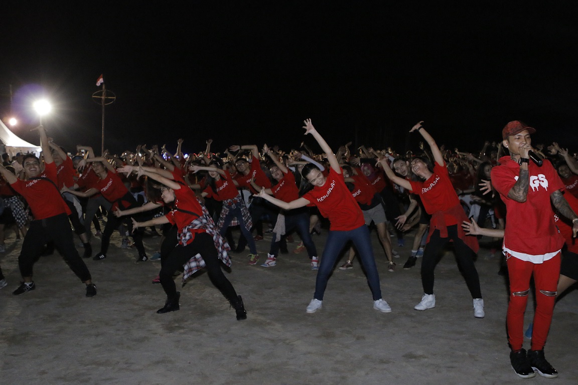 Flashmob Yonder di Gebyar Bambu Runcing