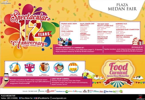PLAZA MEDAN FAIR HADIRKAN  SPECTACULAR ANNIVERSARY