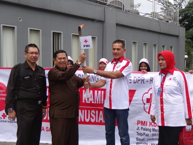 Ketua PMI Medan, Musa Rajek Shah Kunjungi Ketua DPRD Medan Henry Jhon