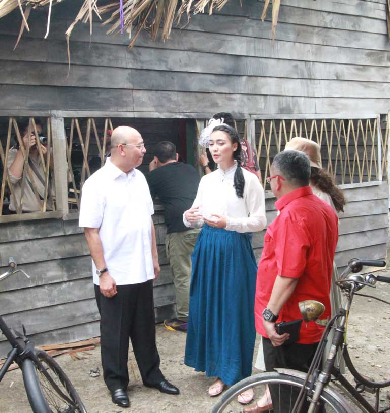 Wali Kota Medan Menyaksikan Pengambilan Gambar Perdana Film Layar Lebar Nagabonar Reborn