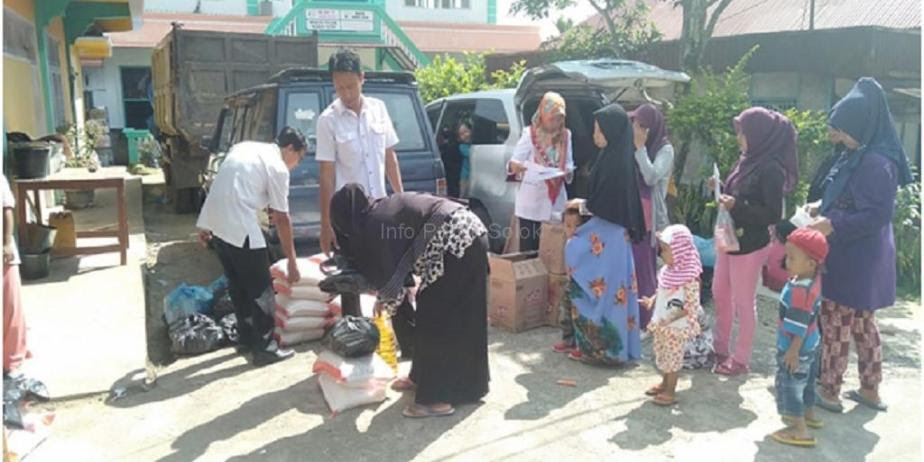 Dinas Pangan Kota Solok Bantu 100 Keluarga Rawan Pangan