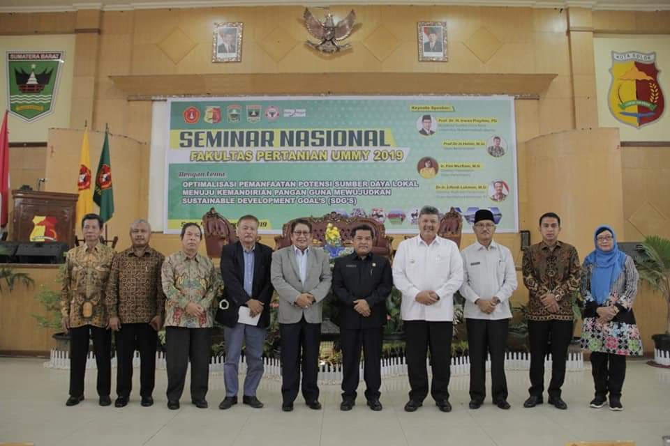 Wako Hadiri Seminar Nasional Fakultas Pertanian UMMY 2019