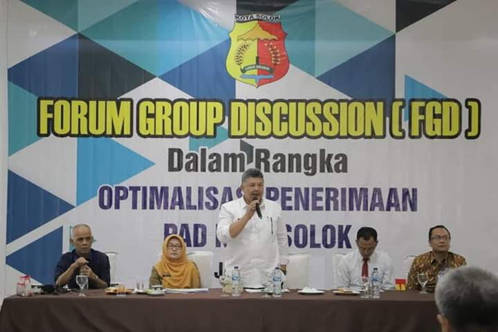 Pemko Gelar FGD Dalam Rangka Optimalisasi Penerimaan PAD Kota Solok