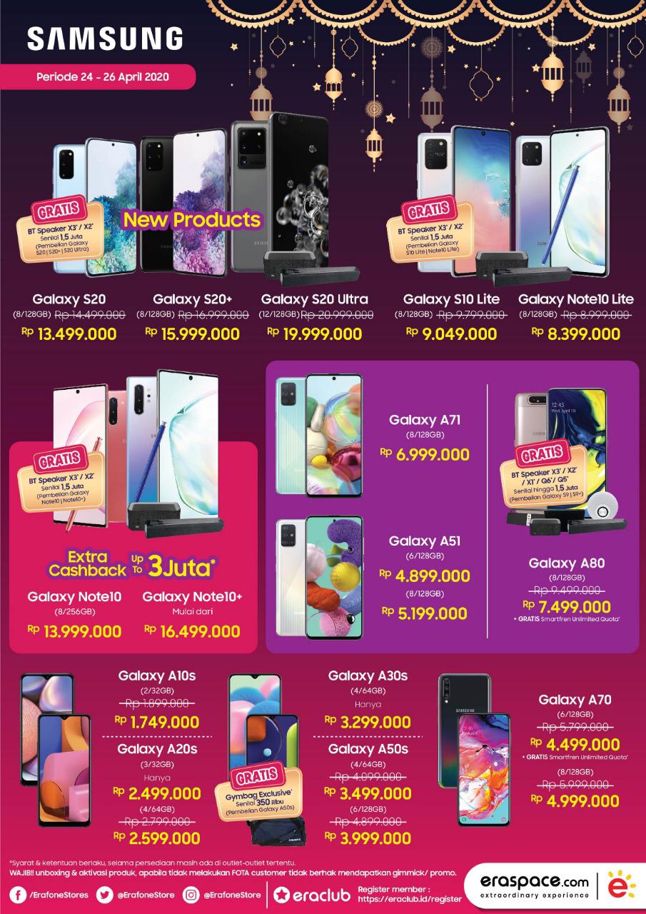 Beli Samsung #DirumahAja#, Samsung Erafone Plaza Medan Fair