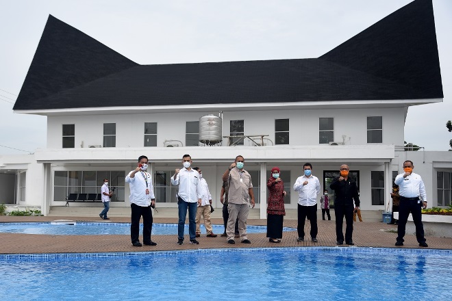 Wisma Atlet Pemprov Sumut Resmi  Difungsikan untuk Penginapan Tenaga Medis