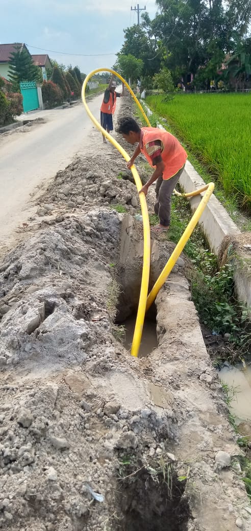 Pemasangan Pipa Gas Milik PGN, Kades Tuding Pekerjaan Amburadul