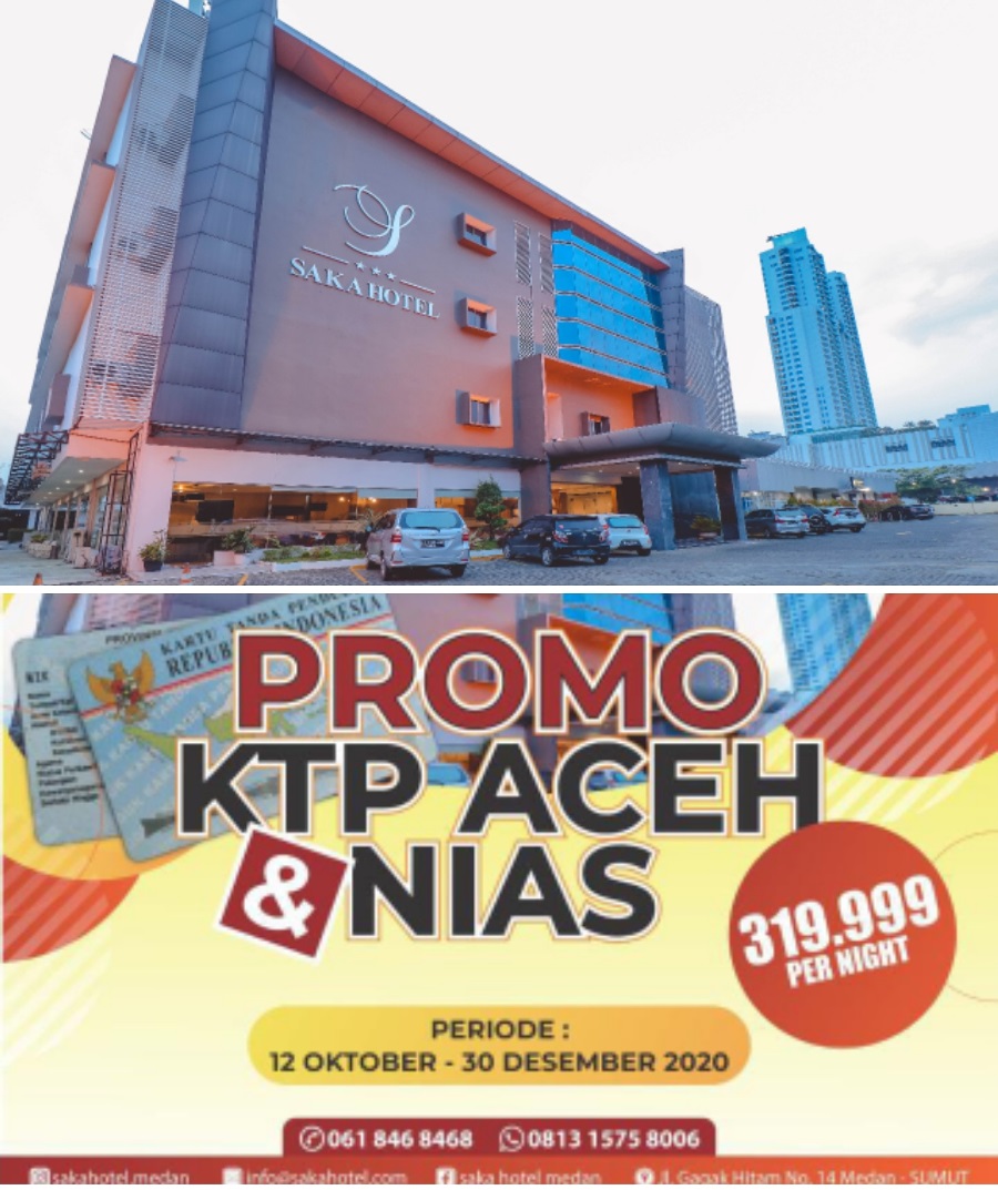 Ayo Nginap di Saka Hotel Hanya Rp 319 Ribuan Pakai KTP Aceh dan Nias