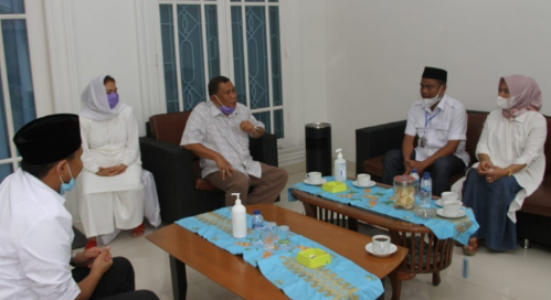 Darma Wijaya-Adlin Temui Bupati Ashari Tambunan