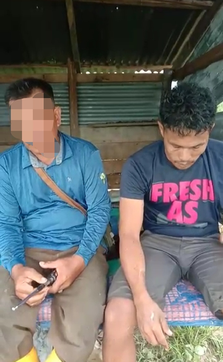 Dua Orang Kelompok Nipah di Desa Kwala Serapuh Tanjung Pura di Tahan Polisi