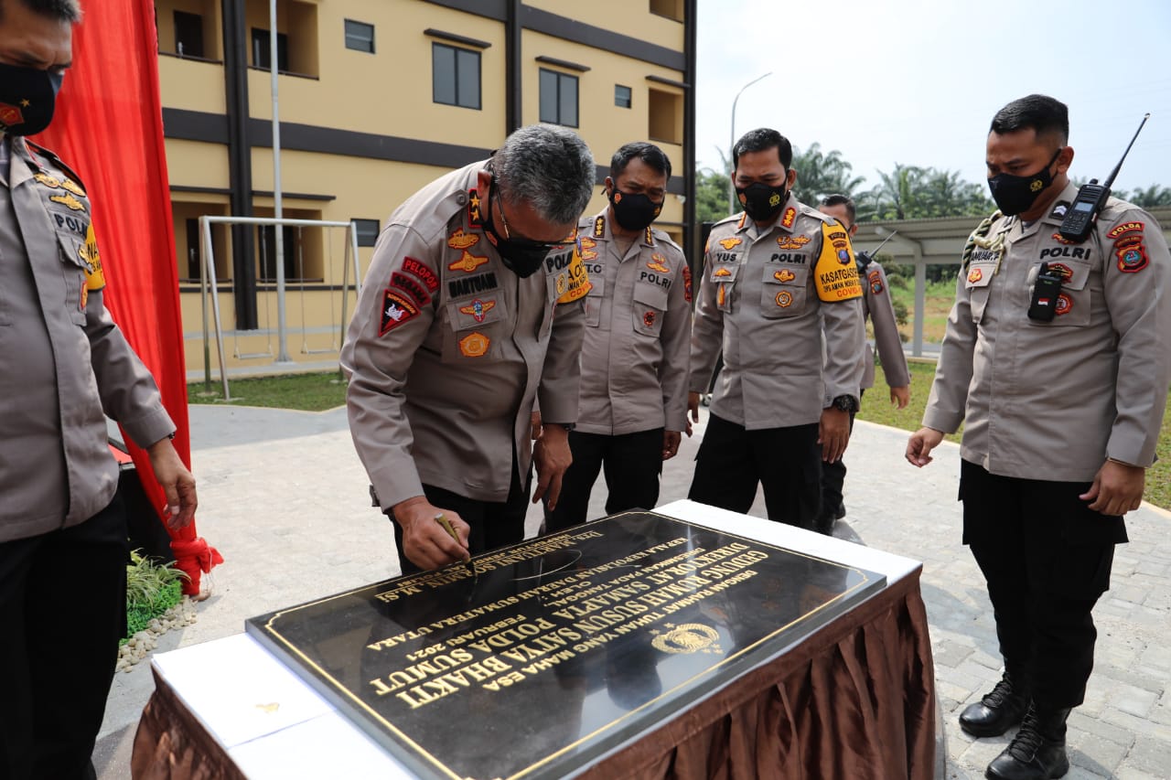 Kapolda Sumut Resmikan Rusun Satya Bakti Direktorat Samapta Polda Sumut