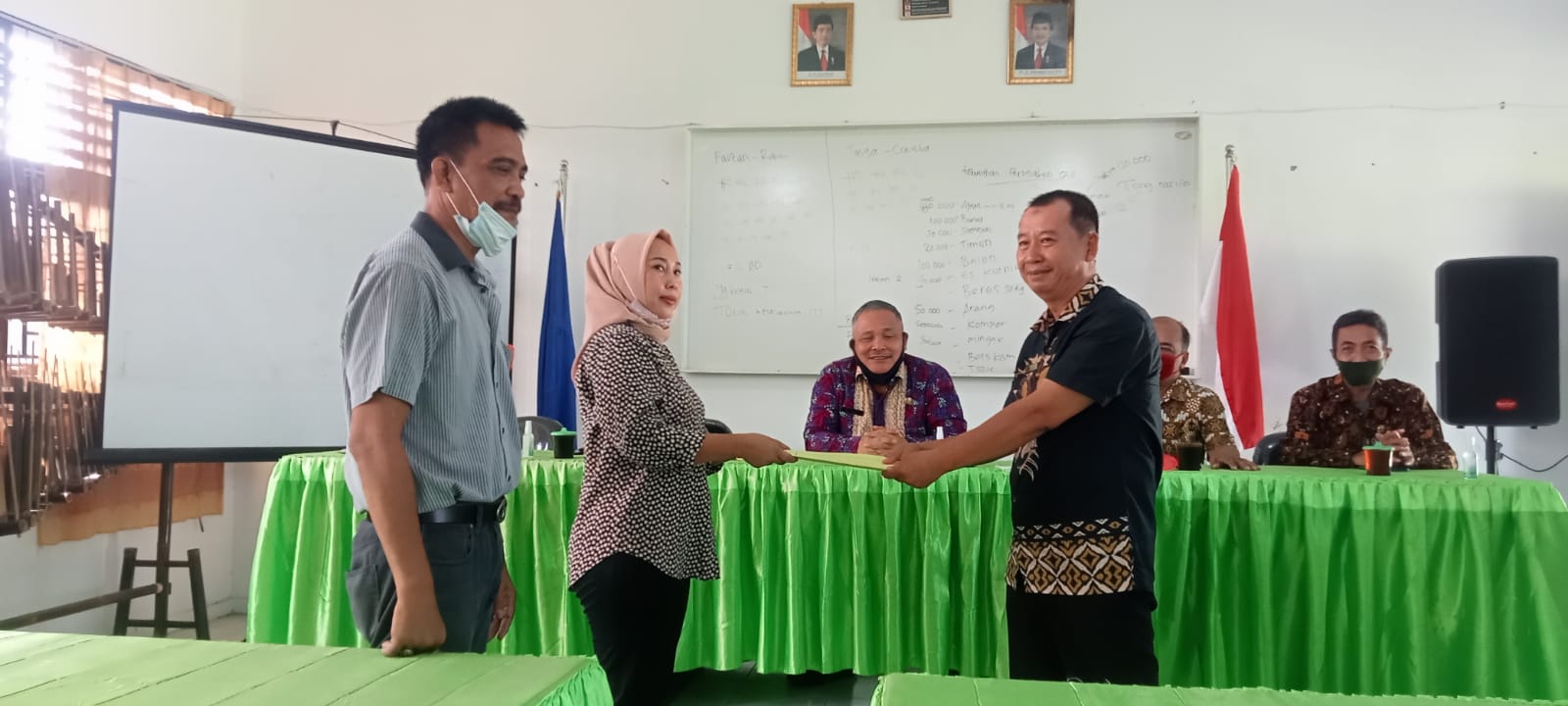 Sertijab  Kepala SMPN 5 Binjai Berjalan Lancar