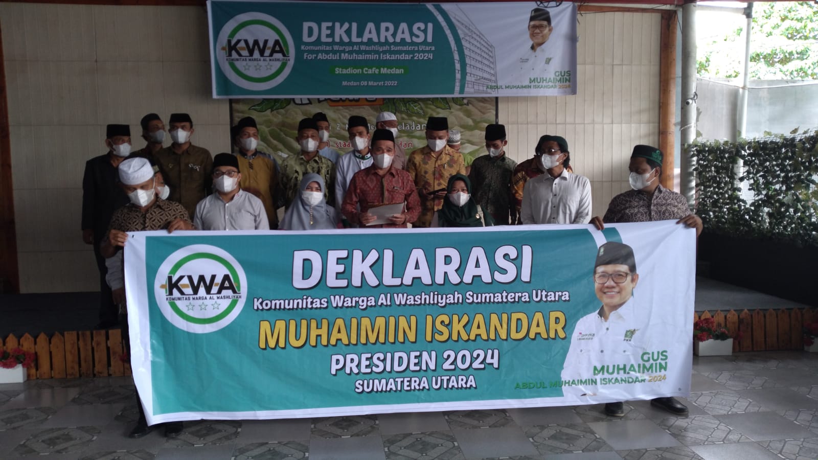 KOMUNITAS WARGA AL WASHLIYAH DEKLARASI CAK IMIN PRESIDEN 2024