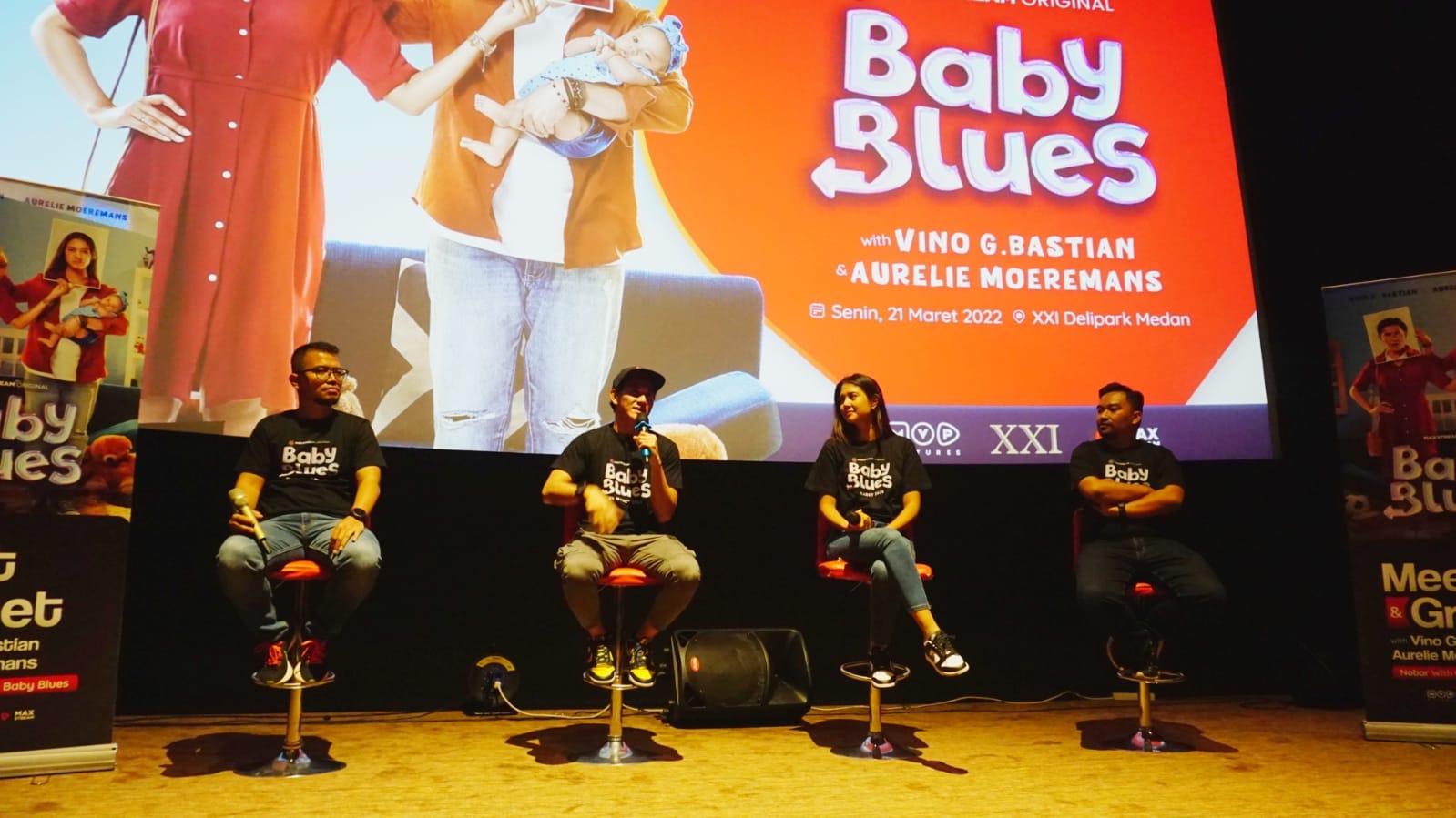 Telkomsel Gelar Acara Meet & Greet Nobar Film Baby Blues Bersama Pelanggan di Kota Medan