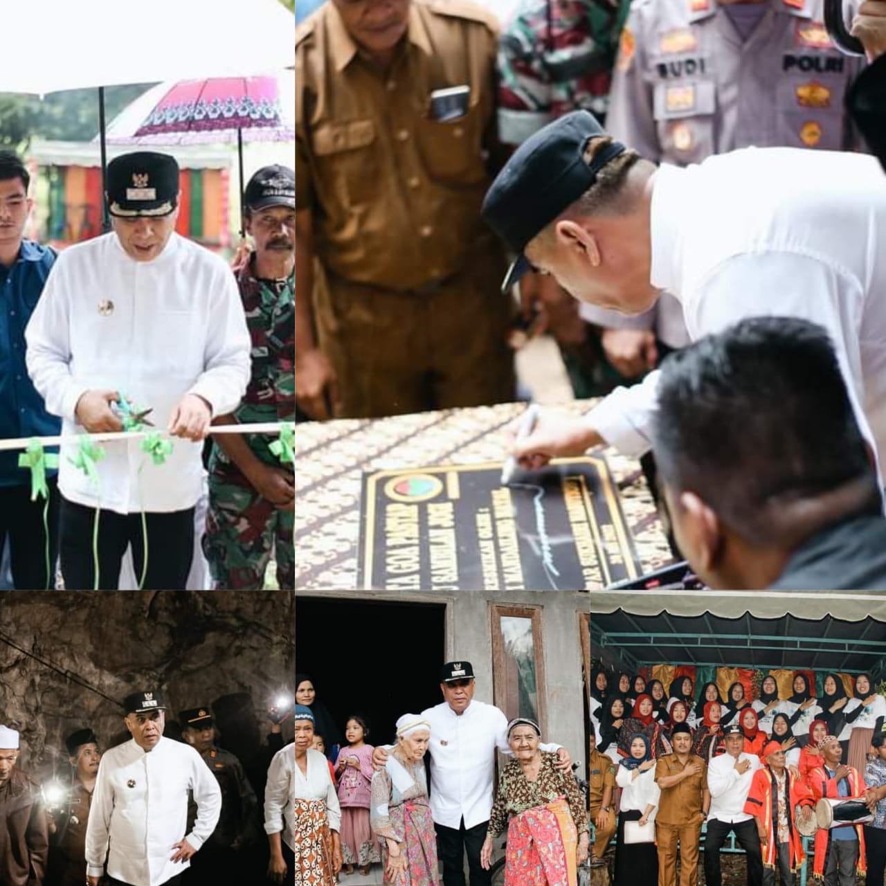 Bupati Madina Resmikan Goa Pastap Boru Sambilan Jogi di Tambangan
