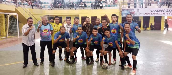 Turnamen Futsal Friendship 2022 Perebutan Juara, Disdik A vs Satpol PP