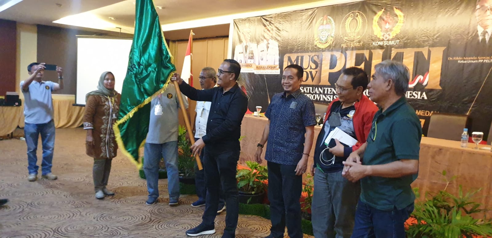 Sangkot Sirait Terpilih Aklamasi sebagai Ketua Pelti Sumut 2022-2027