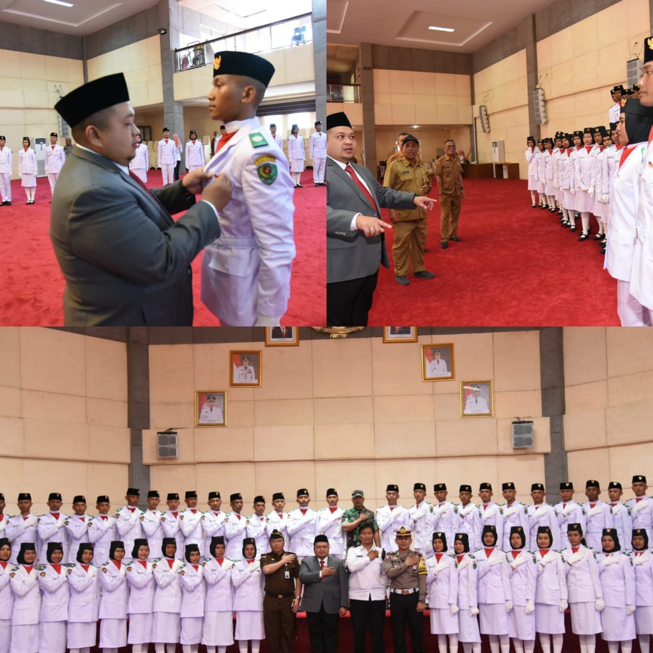 Kukuhkan 72 Paskibra, Bupati Tapsel : Semoga Dapat Melaksanakan Tugas Dengan Baik