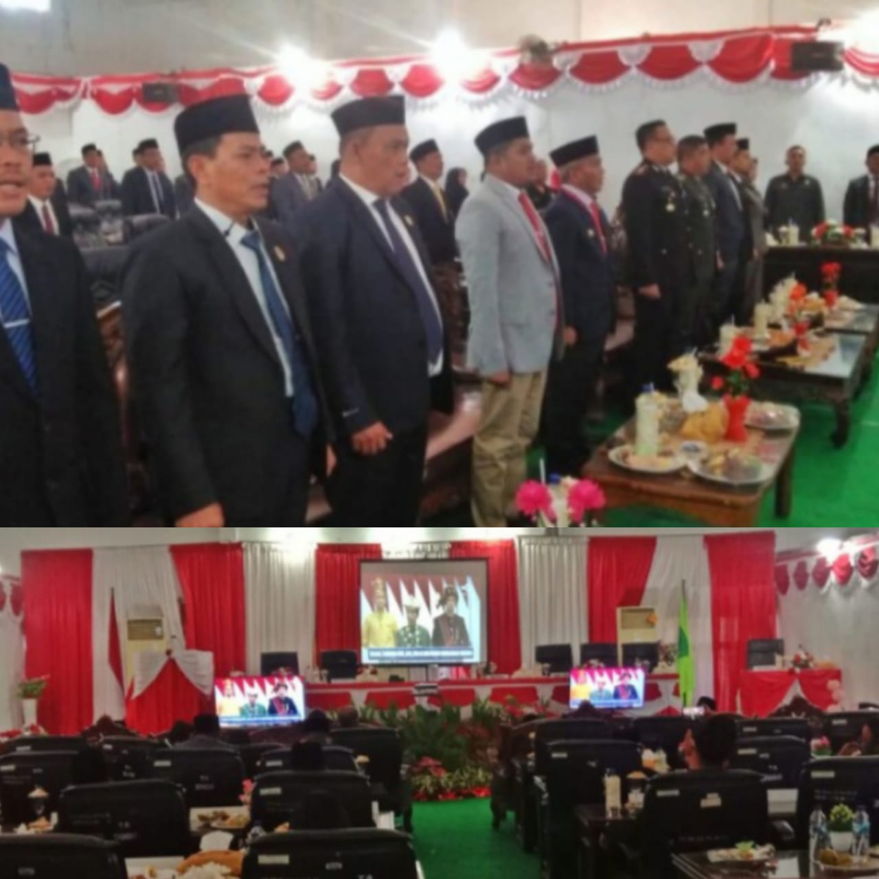 Forkopimda Palas Dengarkan Pidato Kenegaraan Presiden RI Di Gedung DPRD