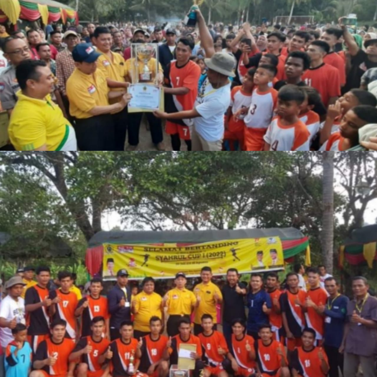 Sambut Hut Kemerdekaan RI -77 Sayurmatinggi FC Juarai Syahrul Cup I, 