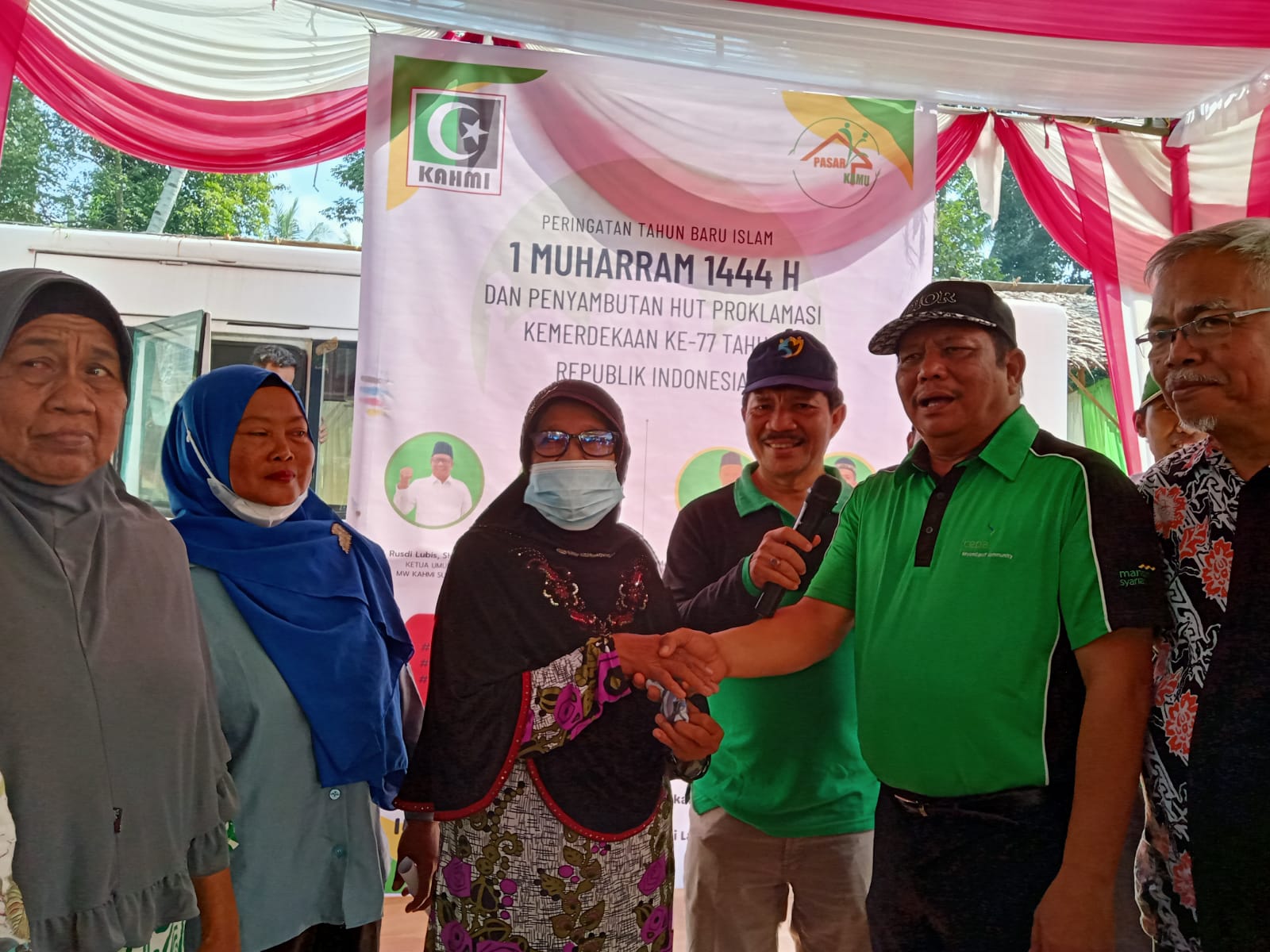 Semarakan HUT Kemerdekaan RI Ke-77 KAHMI dan Bakti Kesehatan Bermartabat Sumut Gelar Baksos