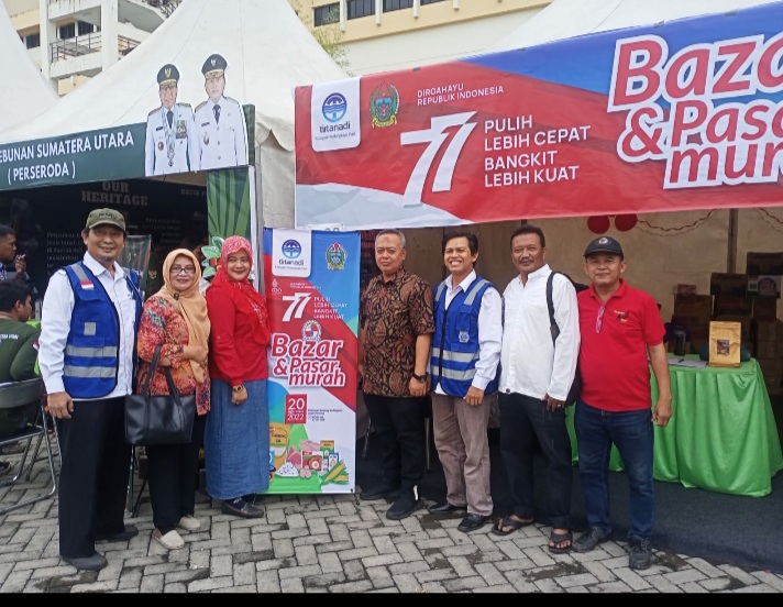 KMAS Perumda Tirtanadi &Â  KOPITUÂ  Mengikuti Bazar Pasar Murah