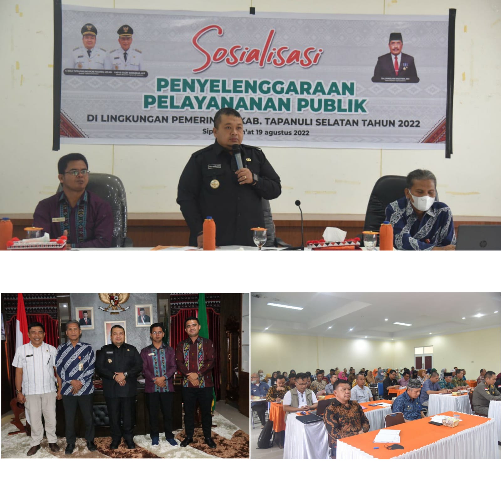 Bupati Tapsel : Terus Lakukan Peningkatan Layanan Publik Untuk Kenyamanan dan Kemudahan Masyarakat