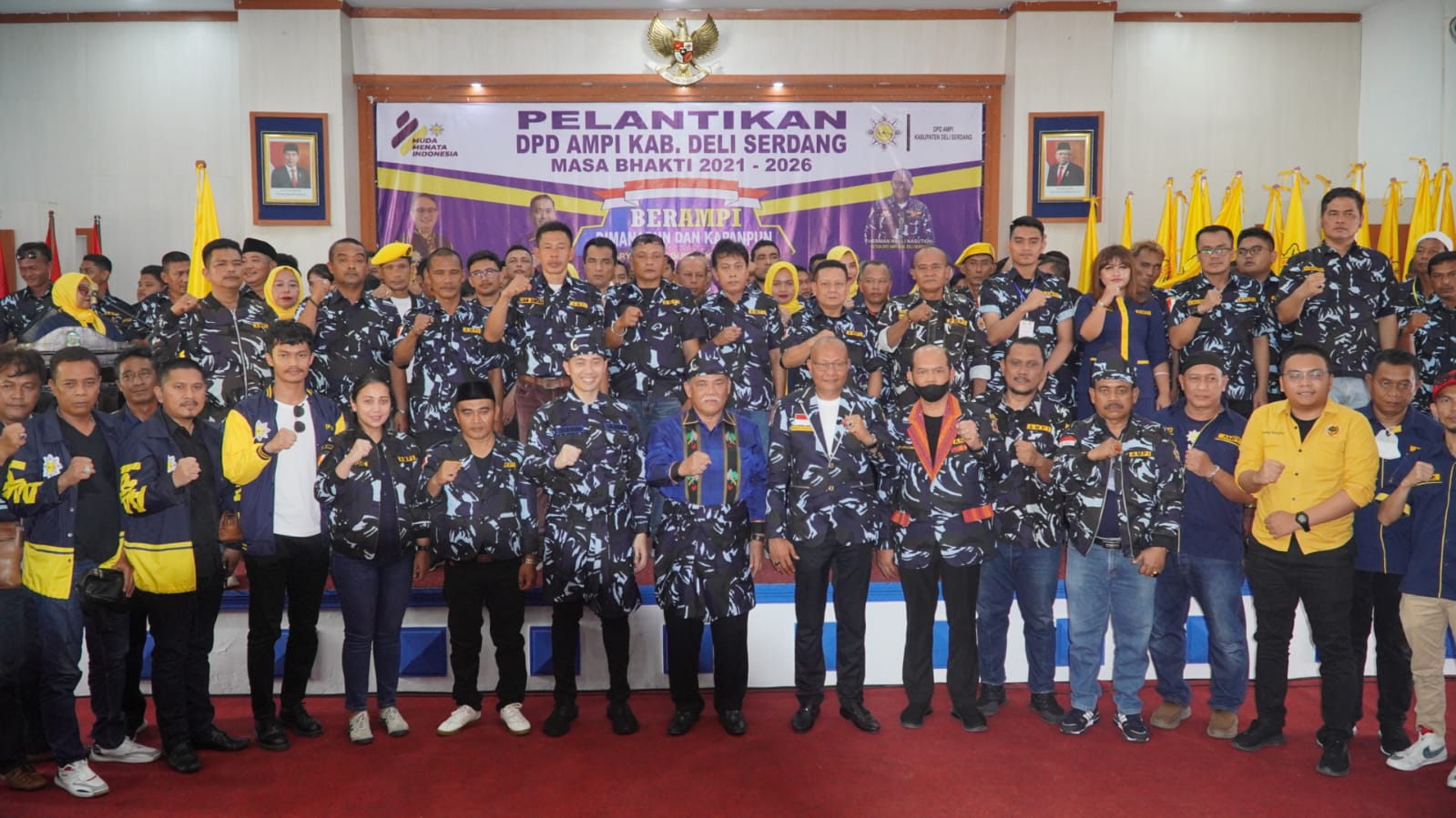 Pengurus AMPI Deli Serdang 2021-2026 Resmi Dilantik,   Wabup: Organisasi Dituntut Mampu Meningkatkan Karya & Kemampuan