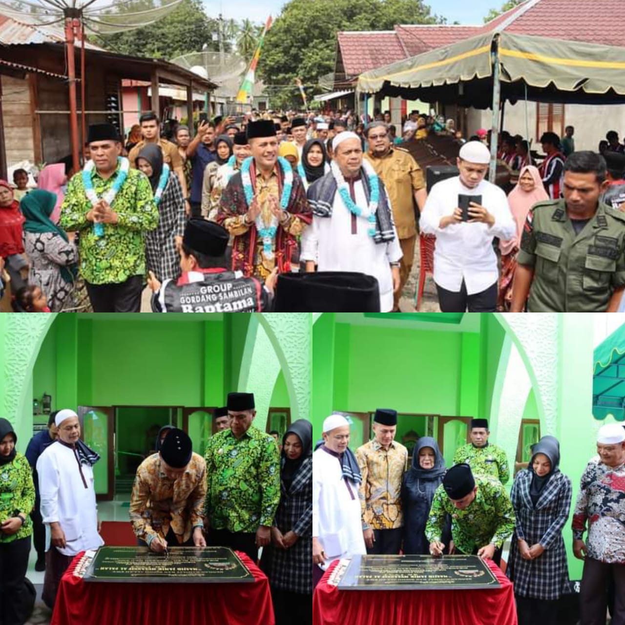 Lanjutkan Amanah Sang Ayah, Wagub Sumut Resmikan Masjid Di Madina