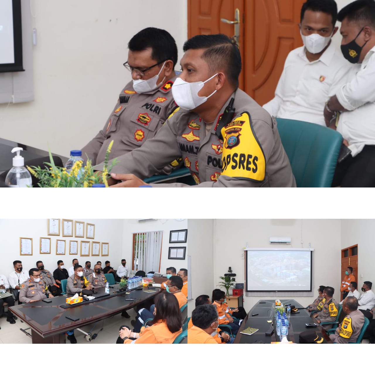 Kapolres Tapsel & Manajemen PT AR Bahas Program Operasi Katarak Gratis Bagi Masyarakat