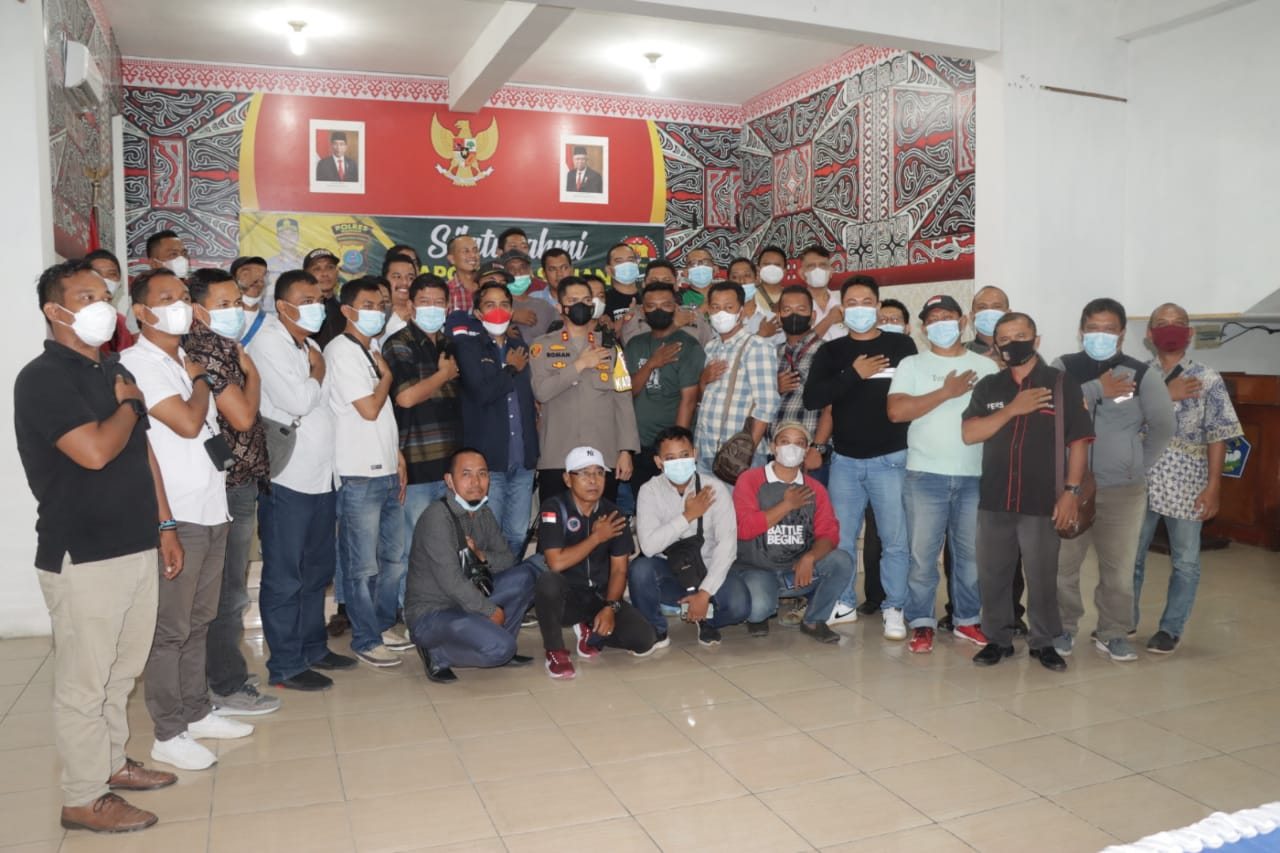 Kapolres Asahan Undang Wartawan Asahan Guna Jalin Silaturahmi Kemitraan