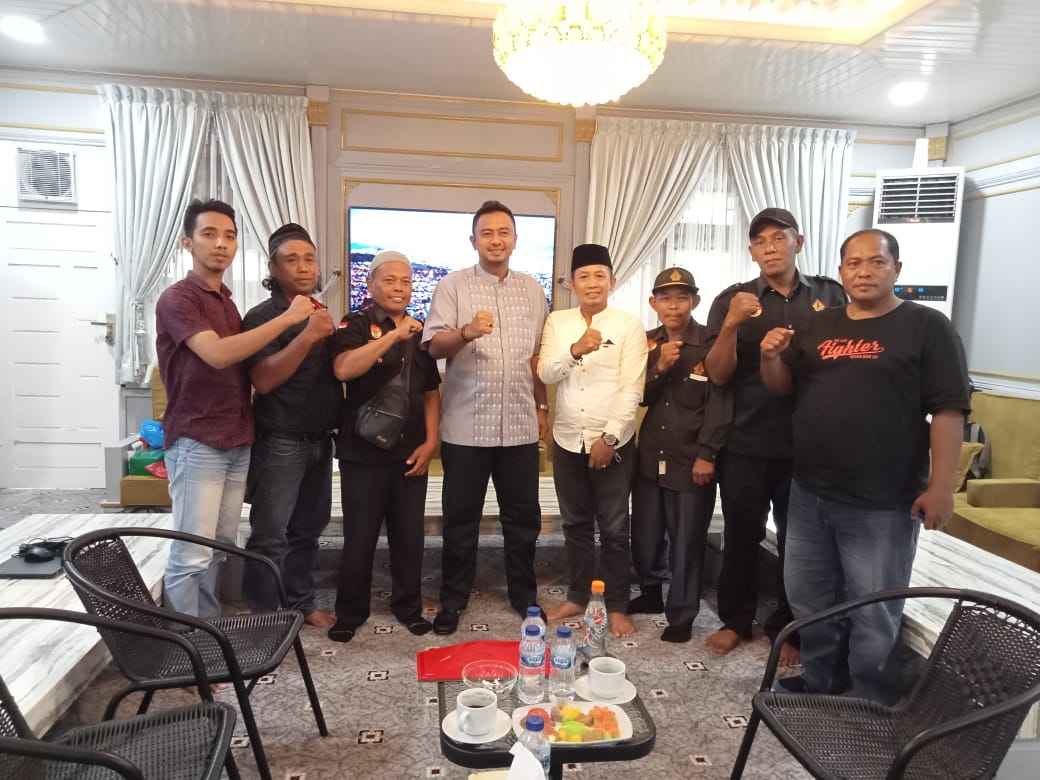 PENDAWA LANGKAT SILATURAHMI DENGAN KETUA KNPI LANGKAT
