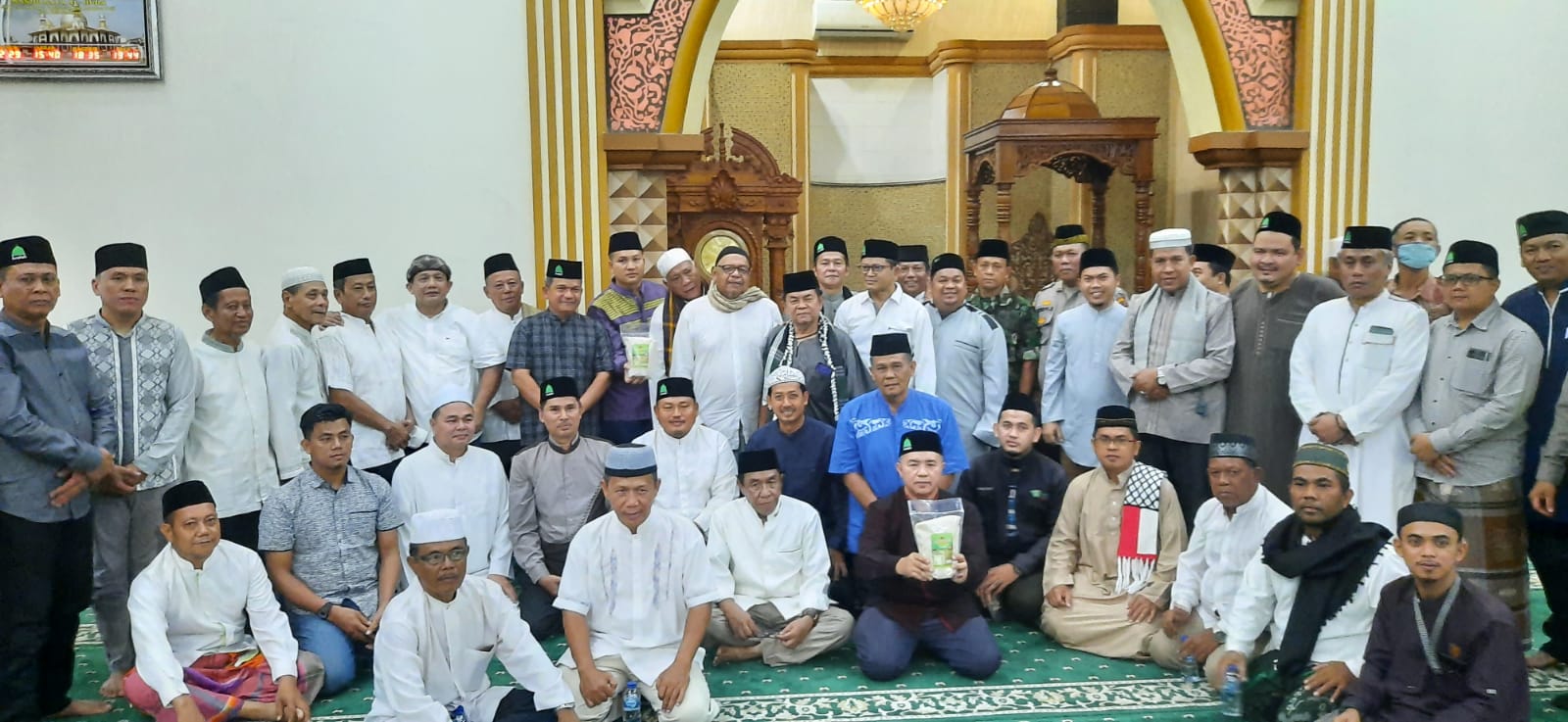 Pangdam I BB Mayjen TNI Achmad Daniel Chardin Safari Subuh di Masjid Raya Al-Huda Labuhan Deli